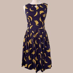 Banana Print Dress